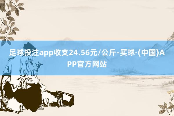 足球投注app收支24.56元/公斤-买球·(中国)APP官方网站