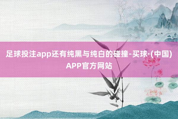 足球投注app还有纯黑与纯白的碰撞-买球·(中国)APP官方网站