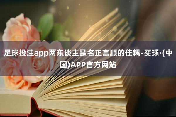 足球投注app两东谈主是名正言顺的佳耦-买球·(中国)APP官方网站