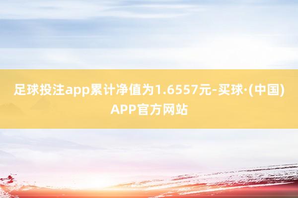 足球投注app累计净值为1.6557元-买球·(中国)APP官方网站